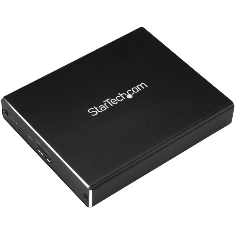 StarTech.com Dviejų lizdų M.2 SATA SSD dėklas su USB 3.1 (10 Gbps) ir RAID