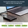 StarTech.com Dviejų lizdų M.2 SATA SSD dėklas su USB 3.1 (10 Gbps) ir RAID