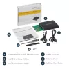 StarTech.com Dviejų lizdų M.2 SATA SSD dėklas su USB 3.1 (10 Gbps) ir RAID