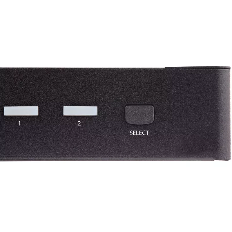 StarTech.com 2 prievadų HDMI KVM jungiklis - vienas monitorius 4K 60Hz Ultra HD HDR - stalinis HDMI 2.0 KVM jungiklis su 2 prievadų USB 3.0 šakotuvu (5Gbps) ir 4x USB 2.0 HID, garsu, karštųjų klavišų perjungimu - TAA