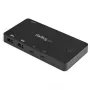 StarTech.com 2 prievadų USB-C KVM jungiklis – 4K 60Hz HDMI – kompaktiškas dviejų prievadų UHD USB Type C stalinis mini KVM jungiklis su USB-C kabeliais – maitinamas iš magistralės – MacBook iPad Pro ThinkPad IdeaPad EliteBook