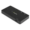 StarTech.com 2 prievadų USB-C KVM jungiklis – 4K 60Hz HDMI – kompaktiškas dviejų prievadų UHD USB Type C stalinis mini KVM jungiklis su USB-C kabeliais – maitinamas iš magistralės – MacBook iPad Pro ThinkPad IdeaPad EliteBook