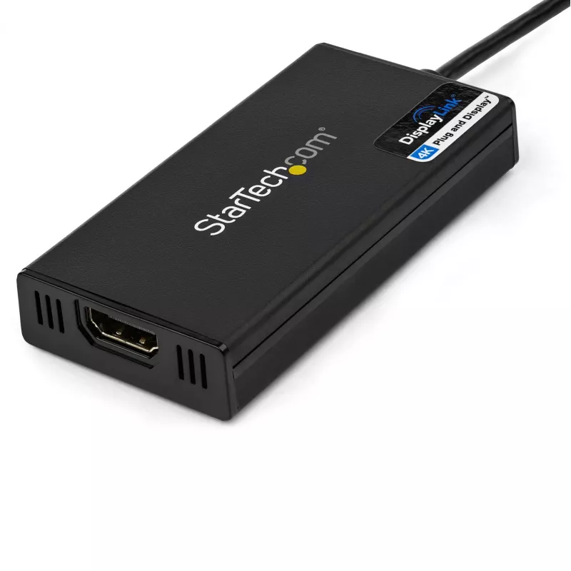StarTech.com USB 3.0 į HDMI adapteris - 4K 30Hz Ultra HD - DisplayLink sertifikuotas - USB Type-A į HDMI monitoriaus adapteris - išorinė vaizdo plokštė - Mac ir Windows