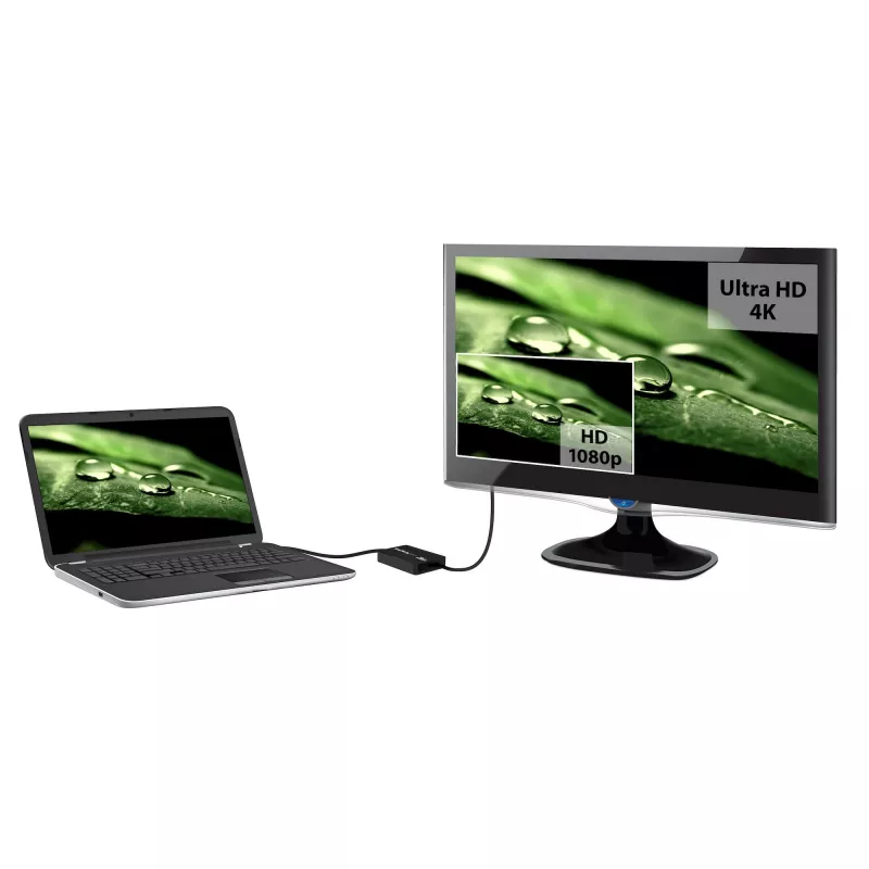 StarTech.com USB 3.0 į HDMI adapteris - 4K 30Hz Ultra HD - DisplayLink sertifikuotas - USB Type-A į HDMI monitoriaus adapteris - išorinė vaizdo plokštė - Mac ir Windows