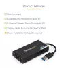 StarTech.com USB 3.0 į HDMI adapteris - 4K 30Hz Ultra HD - DisplayLink sertifikuotas - USB Type-A į HDMI monitoriaus adapteris - išorinė vaizdo plokštė - Mac ir Windows