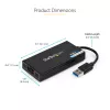 StarTech.com USB 3.0 į HDMI adapteris - 4K 30Hz Ultra HD - DisplayLink sertifikuotas - USB Type-A į HDMI monitoriaus adapteris - išorinė vaizdo plokštė - Mac ir Windows