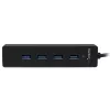 StarTech.com 4 prievadų nešiojamas SuperSpeed USB 3.0 šakotuvas su įmontuotu kabeliu