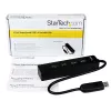 StarTech.com 4 prievadų nešiojamas SuperSpeed USB 3.0 šakotuvas su įmontuotu kabeliu