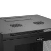StarTech.com 4-Post 12U sieninis tinklo spintos korpusas su 1U lentyna, 19 colių šarnyrinis sieninis serverių stovas duomenų / AV / elektronikos / kompiuterių įrangai, lankstus ventiliuojamas stovo gaubtas