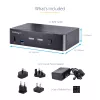 StarTech.com SV231DPUCA 2 prievadų USB-C DisplayPort KVM jungiklis, juodas