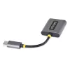 StarTech.com USB-C ausinių skirstytuvas, USB Type C dviejų ausinių adapteris su mikrofono įvestimi, USB C į 3,5 mm garso adapterį/ausinių lizdą, USB C į garso lizdą/Aux išvestį, 24 bitų DAC