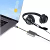 StarTech.com USB-C ausinių skirstytuvas, USB Type C dviejų ausinių adapteris su mikrofono įvestimi, USB C į 3,5 mm garso adapterį/ausinių lizdą, USB C į garso lizdą/Aux išvestį, 24 bitų DAC