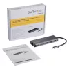 StarTech.com USB-C kelių prievadų adapteris, nešiojamas USB-C dokas su 4K HDMI, 2 prievadų USB 3.0 šakotuvu, SD/SDHC kortelių skaitytuvu, Gigabit Ethernet, 60W PD perdavimu – USB Type-C / Thunderbolt 3