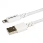 StarTech.com USBLT3MW USB į Lightning laidas 3 m (10 pėdų) – ilgas iPhone/iPad/iPod įkrovimo ir sinchronizavimo laidas, Apple MFi sertifikuotas, baltas