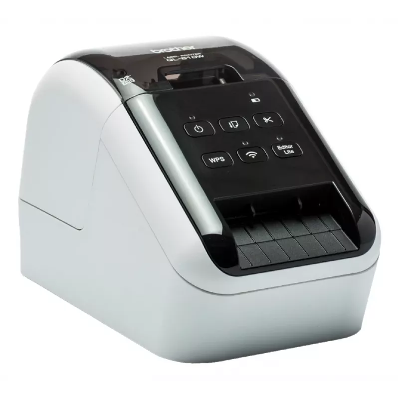 Brother QL-810W etikečių spausdintuvas, terminis tiesioginis, 300 x 600 DPI, 176 mm/s, laidinis ir belaidis, DK juosta, Wi-Fi