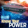 Nevaldomas jungiklis Intellinet 24 prievadų Gigabit Ethernet PoE+ 561242