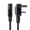 StarTech.com 10ft (3m) JK maitinimo laidas, 18AWG, BS 1363 į C13, 10A 250V, juodas, pakaitinis kintamosios srovės laidas, virdulio laidas / JK maitinimo laidas, kompiuterio maitinimo laidas, TV/monitoriaus maitinimo laidas