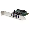 StarTech.com 4 prievadų PCI Express PCIe SuperSpeed USB 3.0 valdiklio kortelė su UASP - SATA maitinimu