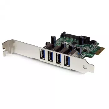 StarTech.com 4 prievadų PCI Express PCIe SuperSpeed USB 3.0 valdiklio kortelė su UASP - SATA maitinimu