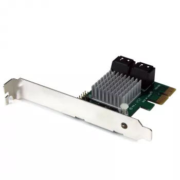 StarTech.com 4 prievadų PCI Express 2.0 SATA III 6Gbps RAID valdiklio kortelė su HyperDuo SSD pakopų valdymu