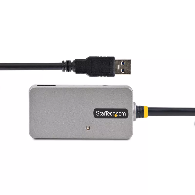 StarTech.com USB 3.0 ilgintuvas su 4 prievadų USB-A stotelė, 10 m, aktyvus / maitinamas iš magistralės, su pasirenkamu 20 W maitinimo šaltiniu, ESD apsauga
