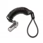 Kensington Slim Portable Combination Lock, standartiniam lizdui, 1,8 m, plieninis kabelis, juoda/sidabrinė