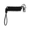 Kensington Slim Portable Combination Lock, standartiniam lizdui, 1,8 m, plieninis kabelis, juoda/sidabrinė
