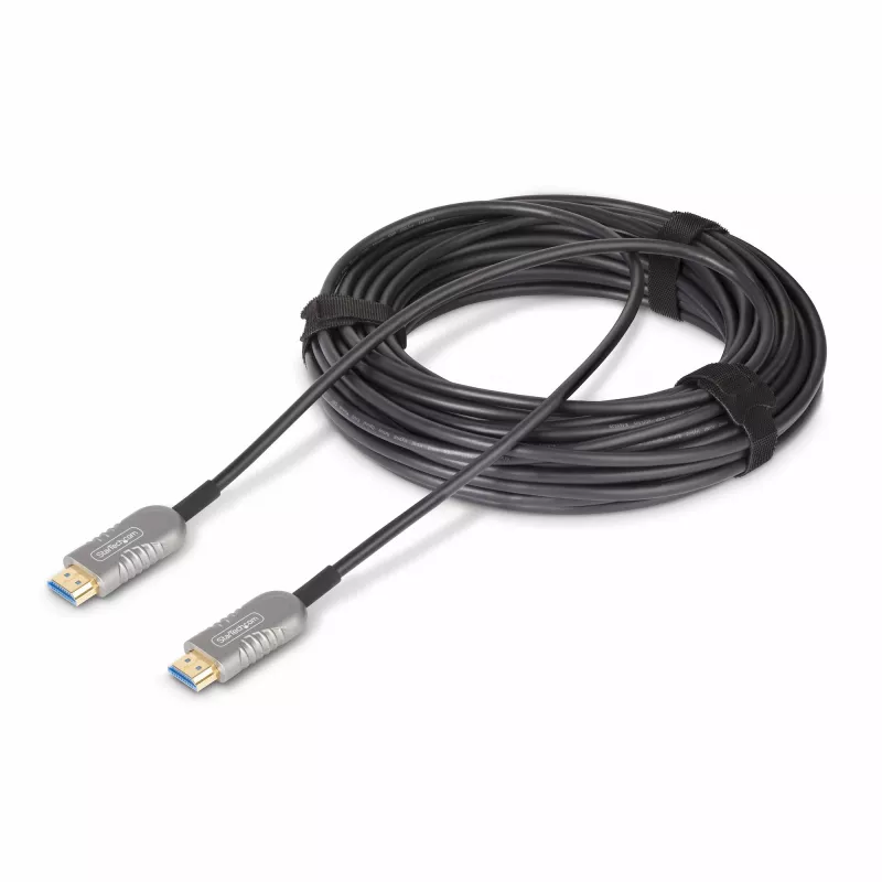 StarTech.com 50 pėdų (15,2 m) HDMI 2.1 hibridinis aktyvus optinis kabelis (AOC), CMP, plenumo klasė, 8K itin didelės spartos HDMI 2.1/2.0 šviesolaidinis kabelis, 48Gbps, 8K 60Hz/4K 120Hz, HDR10+/FRL/TMDS/eARC