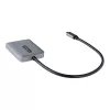 StarTech.com USB-C į Dual HDMI MST HUB – Dvigubas HDMI 4K 60Hz – USB Type C kelių monitorių adapteris nešiojamam kompiuteriui su 30 cm kabeliu – DP 1.4 Multi-Stream Transport šakotuvas – USB-C į HDMI skirstytuvas