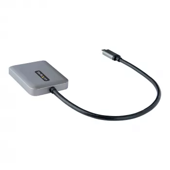 StarTech.com USB-C į Dual HDMI MST HUB – Dvigubas HDMI 4K 60Hz – USB Type C kelių monitorių adapteris nešiojamam kompiuteriui su 30 cm kabeliu – DP 1.4 Multi-Stream Transport šakotuvas – USB-C į HDMI skirstytuvas