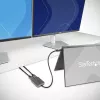 StarTech.com USB-C į Dual HDMI MST HUB – Dvigubas HDMI 4K 60Hz – USB Type C kelių monitorių adapteris nešiojamam kompiuteriui su 30 cm kabeliu – DP 1.4 Multi-Stream Transport šakotuvas – USB-C į HDMI skirstytuvas