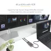 StarTech.com USB-C į Dual HDMI MST HUB – Dvigubas HDMI 4K 60Hz – USB Type C kelių monitorių adapteris nešiojamam kompiuteriui su 30 cm kabeliu – DP 1.4 Multi-Stream Transport šakotuvas – USB-C į HDMI skirstytuvas