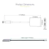 StarTech.com USB-C į Dual HDMI MST HUB – Dvigubas HDMI 4K 60Hz – USB Type C kelių monitorių adapteris nešiojamam kompiuteriui su 30 cm kabeliu – DP 1.4 Multi-Stream Transport šakotuvas – USB-C į HDMI skirstytuvas