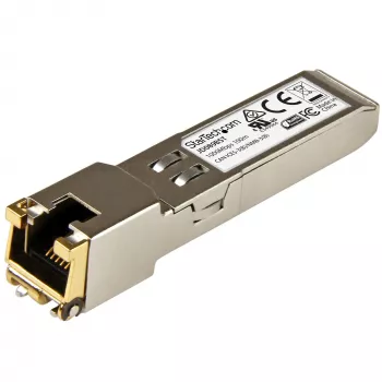 StarTech.com HP JD089B suderinamas SFP siųstuvas-imtuvas – 10/100/1000BASE-TX, varinis, RJ45, 100 m