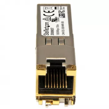 StarTech.com HP JD089B suderinamas SFP siųstuvas-imtuvas – 10/100/1000BASE-TX, varinis, RJ45, 100 m