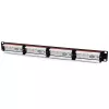 StarTech.com 24 prievadų 1U stovo montavimo Cat 6 110 pataisų skydelis, RJ-45, juodas, RoHS, CE, ETL, UL