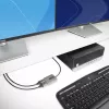 StarTech.com 2 prievadų DisplayPort MST šakotuvas, dviguba 4K 60Hz, DP į 2x DisplayPort monitorių adapteris, DP 1.4 kelių monitorių vaizdo adapteris, 30 cm įmontuotas kabelis, maitinamas per USB, tik Windows