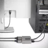 StarTech.com 2 prievadų DisplayPort MST šakotuvas, dviguba 4K 60Hz, DP į 2x DisplayPort monitorių adapteris, DP 1.4 kelių monitorių vaizdo adapteris, 30 cm įmontuotas kabelis, maitinamas per USB, tik Windows