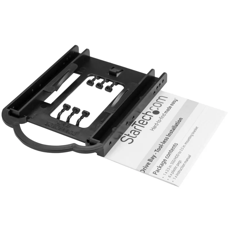 StarTech.com 2,5 colio SSD/HDD montavimo laikiklis 3,5 colio lizdui – be įrankių montavimas