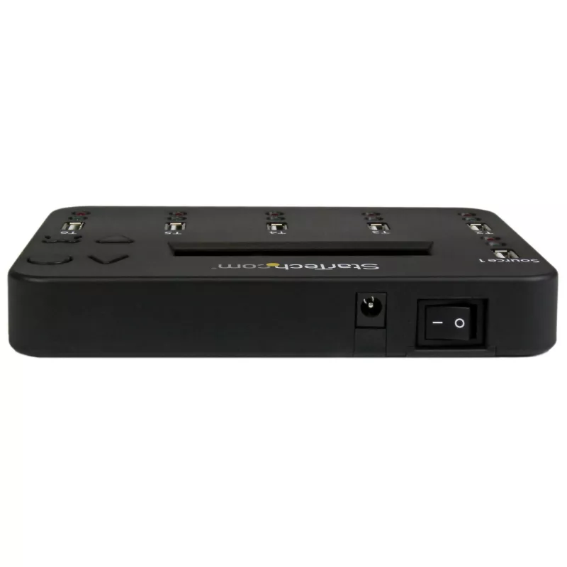 „StarTech.com“ USB atmintinių kopijavimo ir ištrynimo įrenginys 1→5, nepriklausomas, 1,5 GB/min, LCD