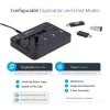 „StarTech.com“ USB atmintinių kopijavimo ir ištrynimo įrenginys 1→5, nepriklausomas, 1,5 GB/min, LCD