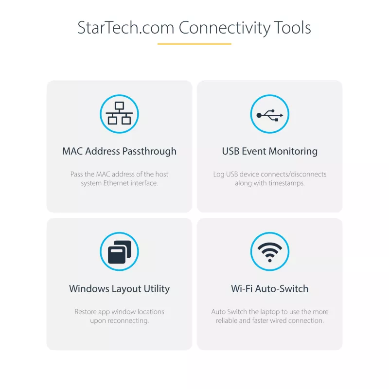 StarTech.com dviejų nešiojamųjų kompiuterių USB-C KVM stotelė, dviejų monitorių 4K 60Hz DisplayPort dokas, 5 prievadų USB šakotuvas, GbE, 90W/45W maitinimo tiekimas dviem nešiojamiesiems, Windows/Mac, 2 pagrindinių kompiuterių KVM dokas - TAA