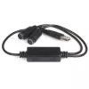 StarTech.com USB į PS/2 adapteris – klaviatūrai ir pelei, 0,435 m, juodas, 1× USB A, 2× DIN 6, 46 g