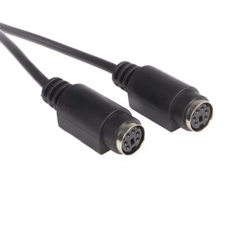 StarTech.com USB į PS/2 adapteris – klaviatūrai ir pelei, 0,435 m, juodas, 1× USB A, 2× DIN 6, 46 g