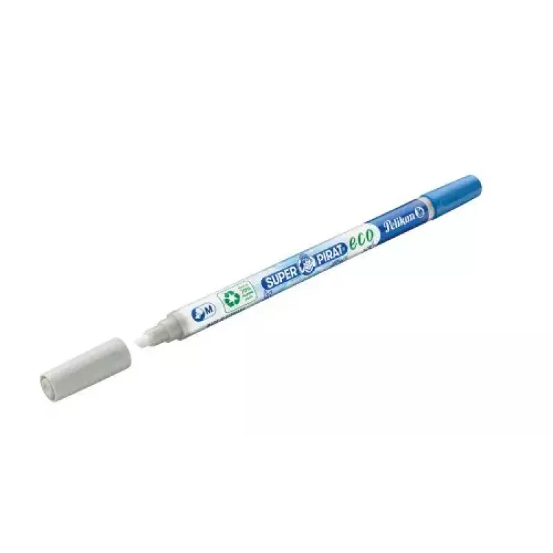 Pelikan Super Pirat eco 50 vnt. įvairiaspalvis plastikas korektoriaus rašiklis mėlynai rašalui