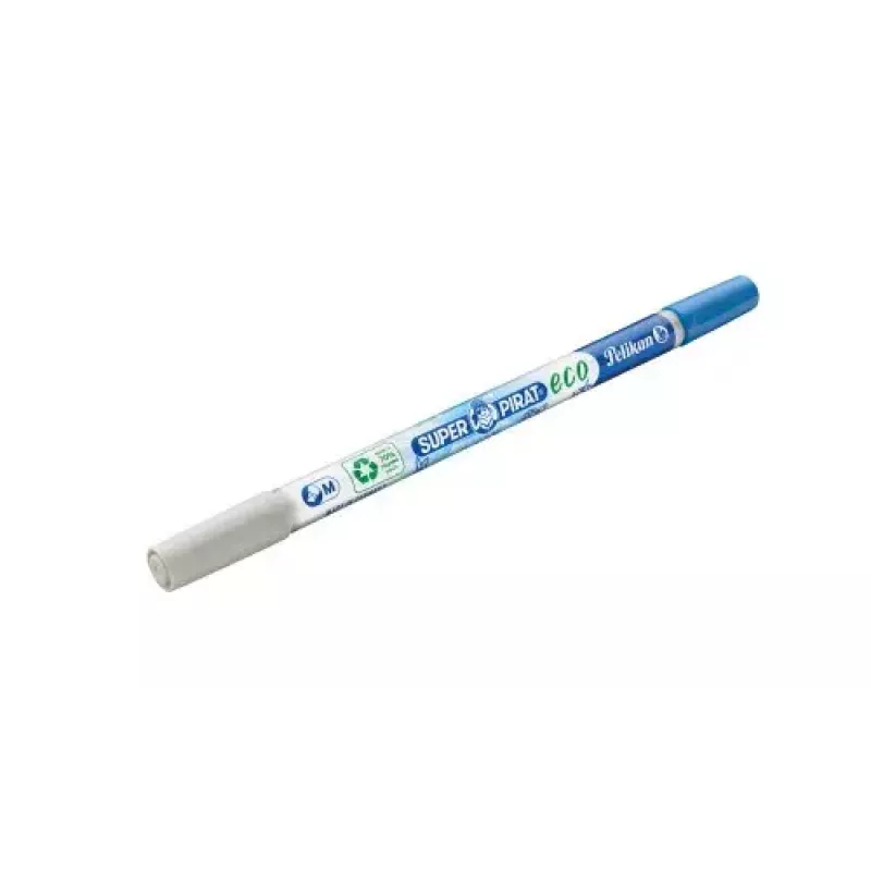 Pelikan Super Pirat eco 50 vnt. įvairiaspalvis plastikas korektoriaus rašiklis mėlynai rašalui