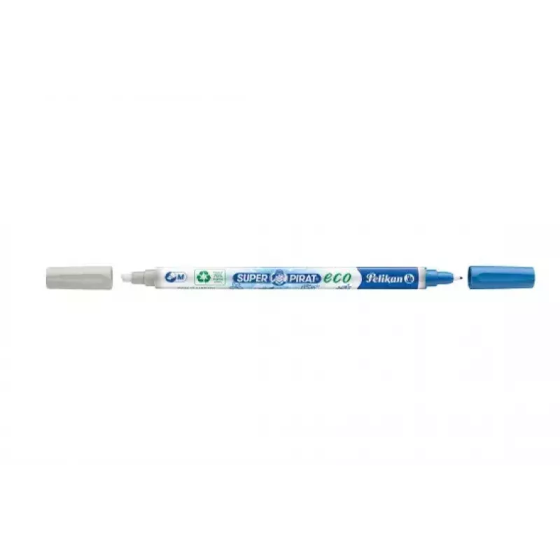 Pelikan Super Pirat eco 50 vnt. įvairiaspalvis plastikas korektoriaus rašiklis mėlynai rašalui