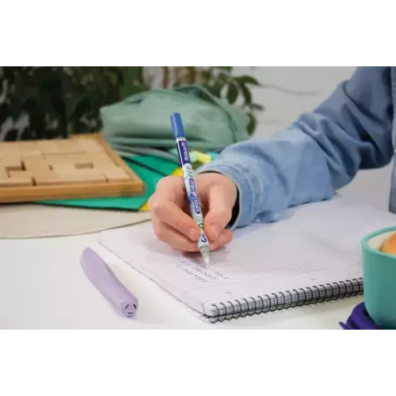 Pelikan Super Pirat eco 50 vnt. įvairiaspalvis plastikas korektoriaus rašiklis mėlynai rašalui