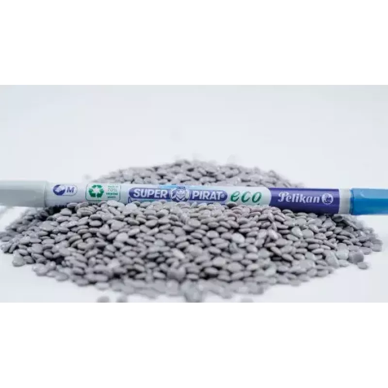 Pelikan Super Pirat eco 50 vnt. įvairiaspalvis plastikas korektoriaus rašiklis mėlynai rašalui