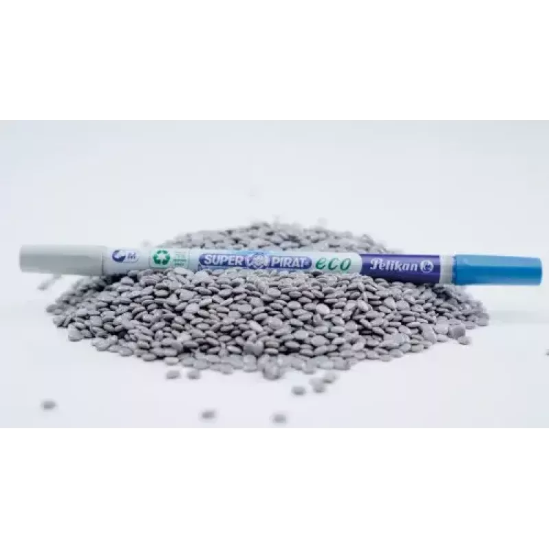 Pelikan Super Pirat eco 50 vnt. įvairiaspalvis plastikas korektoriaus rašiklis mėlynai rašalui